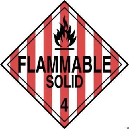 Accuform DOT PLACARD HAZARD CLASS 3  MPL304CT100 MPL304CT100
